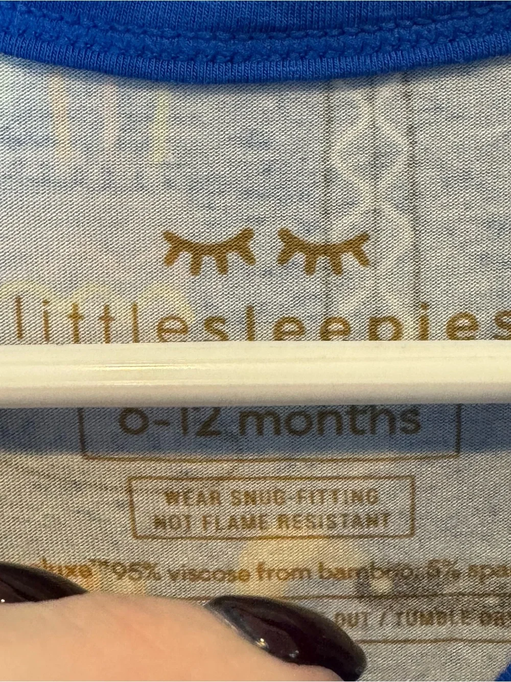 Little Sleepies Birthday Construction Bamboo Zippie